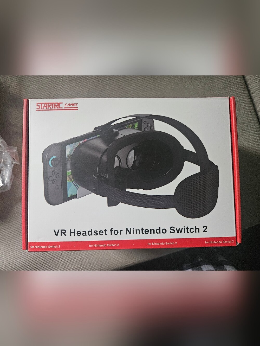 Black VR Headset for Nintendo Switch 2